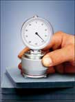 Shore A durometer for rubber parts