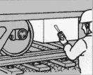 Medicion de temperatura de equipos de automoviles y  tren con pirometro PT-2 y PT-02