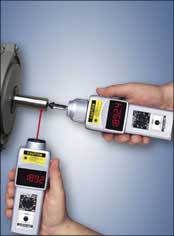 Tacometro optico y de contacto DT-205L y DT-207L
